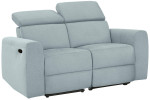Dvivietė sofa-reglaineris Notio Living Capena, gobelenas, melsva