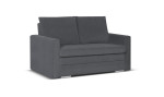 Sofa-lova Doti, 145x85x84 cm, pilka