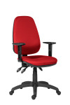 Biuro kėdė Wood Garden 1140 Asyn D3, raudona