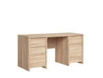 Rašomasis stalas Kaspian 160x77x65 cm, šviesiai rudas