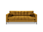 Trivietė sofa Cosmopolitan Design Bali, geltona