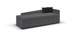 Sofa Bellezza Jung A95 A04, tamsiai pilka