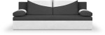 Sofa Bellezza Polo, pilka/balta