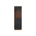 Vitrina Forn 1D1W, ruda/juoda