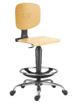 Biuro kėdė Wood Garden 1290 L CH EXT, ruda
