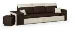 Sofa Bellezza Dakota, smėlio spalvos/ruda