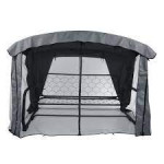 Stogas su tinkleliu nuo uodų sodo sūpynėms 224 x 124 cm