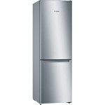 BOSCH KGN36NLEA - Apatinis šaldiklio šaldytuvas - 302L (215L + 87L) - NoFrost multiairflow šaltas - L 60 x A186cm - Nerūdijančio plieno durys