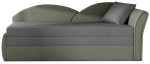 Sofa - lova Nore Aga, pilka/žalia