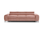 Sofa-lova Nore Laurence, 261x97x105 cm, rožinė