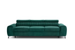 Sofa NORE Laurence, tamsiai žalia