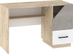 Rašomasis stalas Pax-01, 120x57x76 cm, rudas/pilkas