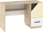 Rašomasis stalas Pax-01, 120x57x76 cm, rudas/geltonas