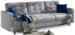 Sofa Asgard, 235x95x86 cm, pilka