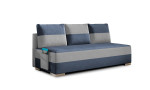 Sofa Atila, mėlyna/pilka