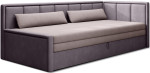 Sofa-lova Fulgeo, 214x82x77 cm, rožinė