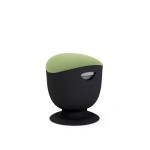 Ergonominė balansinė kėdė Seul, 42x44x52-65 cm, juoda/žalia