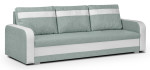 Trivietė sofa Condi, šviesiai pilka/balta