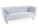 Sofa Signal Castello Velvet 3, pilka