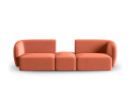 Sofa Milo Casa Paolo, rožinė/oranžinė
