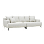 Sofa MAGNOLIA 4-vietė, šviesiai smėlio spalvos
