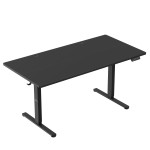 Elektrinis reguliuojamo aukščio stalas Mark Adler Leader 7.6 Black (160x80 cm) – kompiuterio stalas darbui atsistojus