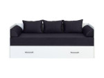 Sofa-lova Tetrix, juoda/balta