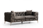 Sofa Como, 197x90x70 cm, ruda