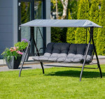 Lauko sūpynės Patio Marbella Black Edition H024-07IB, pilkas