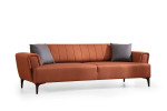 Sofa-lova Asir Hamlet, raudona