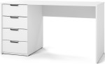 Rašomasis stalas Barold 140x75 cm, baltas