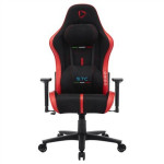 Žaidimų kėdė Onex Stc Alcantara L, juoda/raudona