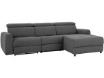 Trivietė sofa Loft Capena, pilka