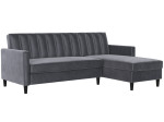 Trivietė sofa-lova Dorel Home Celine, pilka