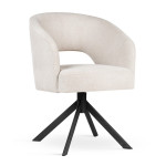 Valgomojo kėdė Wood Garden Ines Supreme Twist, balta