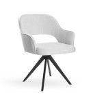 Valgomojo kėdė Wood Garden Mercy Twist, pilka