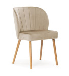 Valgomojo kėdė Wood Garden Shelly Plus, smėlio spalvos