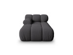 Sofa Micadoni Bellis, 155x94x64 cm, pilka