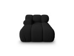 Sofa Micadoni Bellis, 155x94x64 cm, juoda