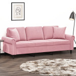 2-seater Sofa Rožinė