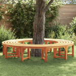 Medžio suolelis 8 -Seater 2 vnt. 160 x 80 x 45cm Natūrali