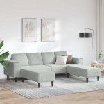 Svetainės sofa 3 vnt. Šviesiai pilka