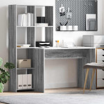 Stalas Pilkas Sonoma 138,5 x 55 x 143 cm Apdirbta mediena