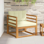 Lauko Vidurinis Sofa Kietos akacijos mediena