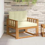 Lauko Vidurinis Sofa Kietos akacijos mediena