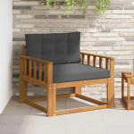 Lauko Vidurinis Sofa Kietos akacijos mediena
