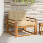 Lauko Vidurinis Sofa Kietos akacijos mediena