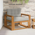 Lauko Vidurinis Sofa Kietos akacijos mediena