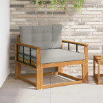 Lauko Vidurinis Sofa Kietos akacijos mediena