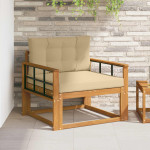 Lauko Vidurinis Sofa Kietos akacijos mediena